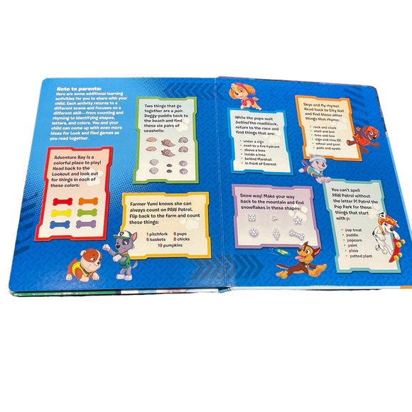 Nickelodeon PAW Patrol First Look and Find by Kids PI 2015 Children's Book EUC - Picture 5 of 6
